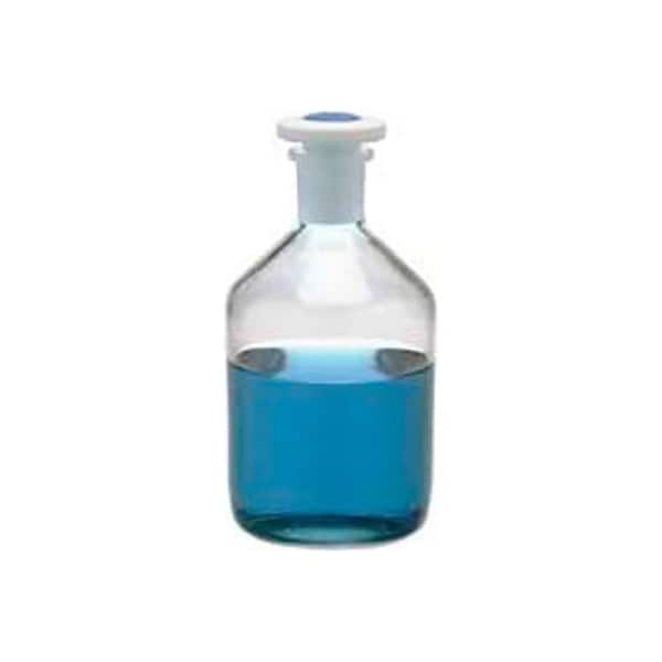 Cp Lab Safety. Kimble Kimax Solution Bottles W/ Color-Coded PTFE Flathead Stopper 1000ML Case of 6 15097-1000 - main